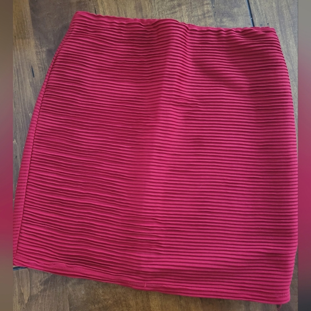 Red Mini Skirt